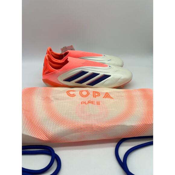 adidas Copa Pure 3 Elite Laceless FG Coral Blaze Pack JS0650 Men's Size 6 New